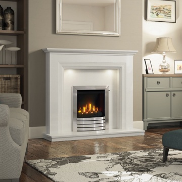 Elgin & Hall Odella Marble Fireplace